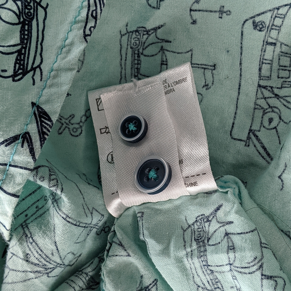 Nautical Print Button Up - Picture 11 of 11
